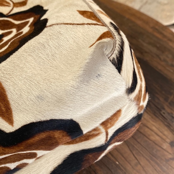 Maurizio Taiuti Tote Bag Floral Printed Calf Hair - Picture 11 of 17